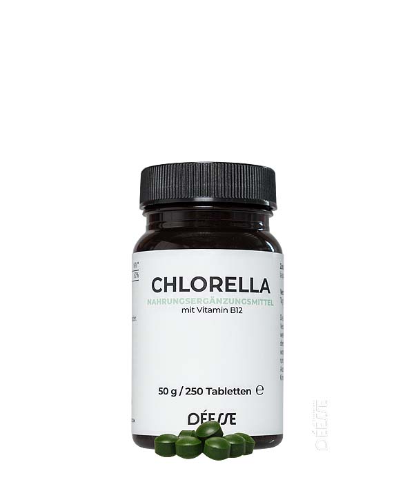 Déesse Chlorella Algentabletten mit Vitamin B12